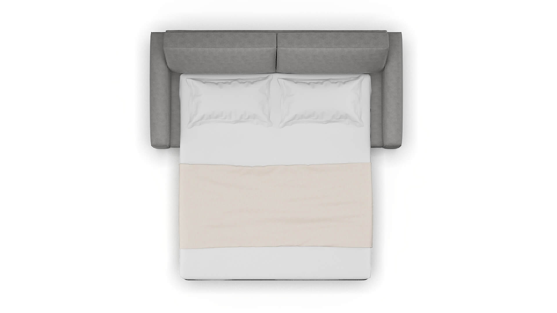 Alton Dream_d Charcoal Sofa Sleeper Espresso legs 3