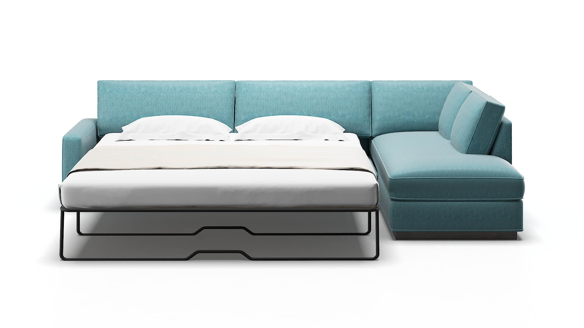 Alton Dream_d Peacock Panel Sleeper Espresso legs 1