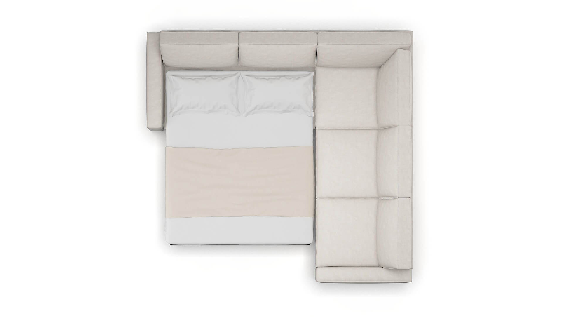 Alton Dream_d Stone Sectional Sleeper Espresso legs 3