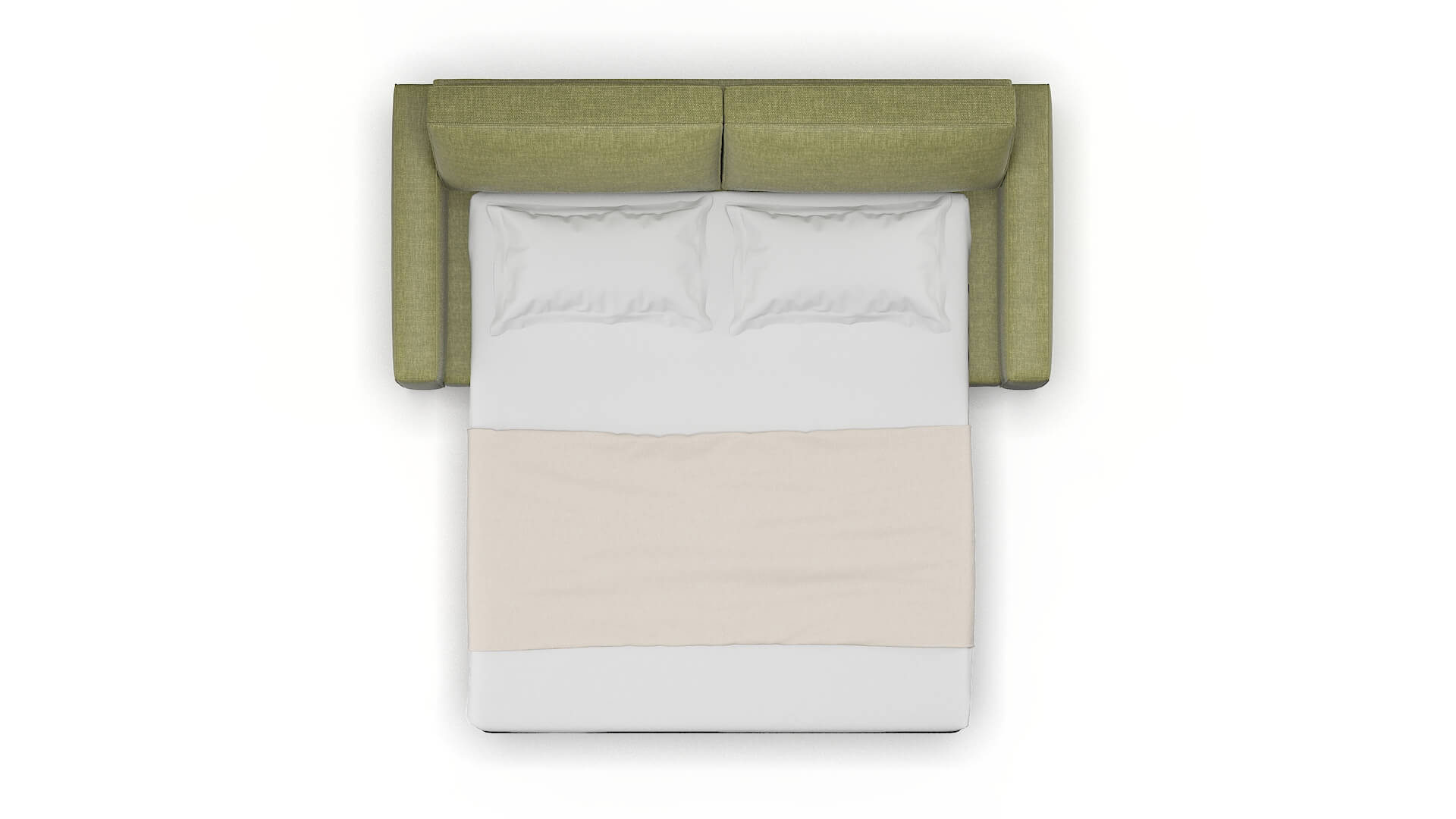 Alton Durham Lime Sofa Sleeper Espresso legs 3