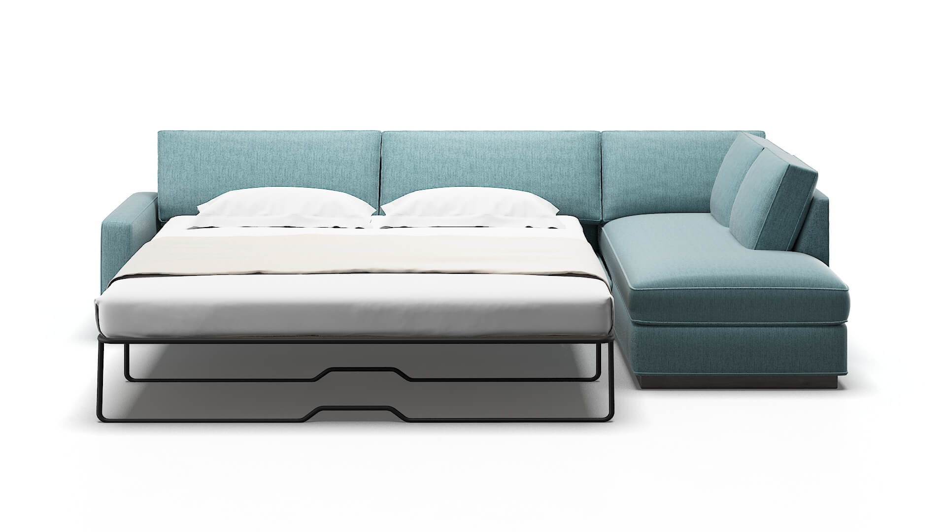 Alton Insight Peacock Panel Sleeper Espresso legs 1