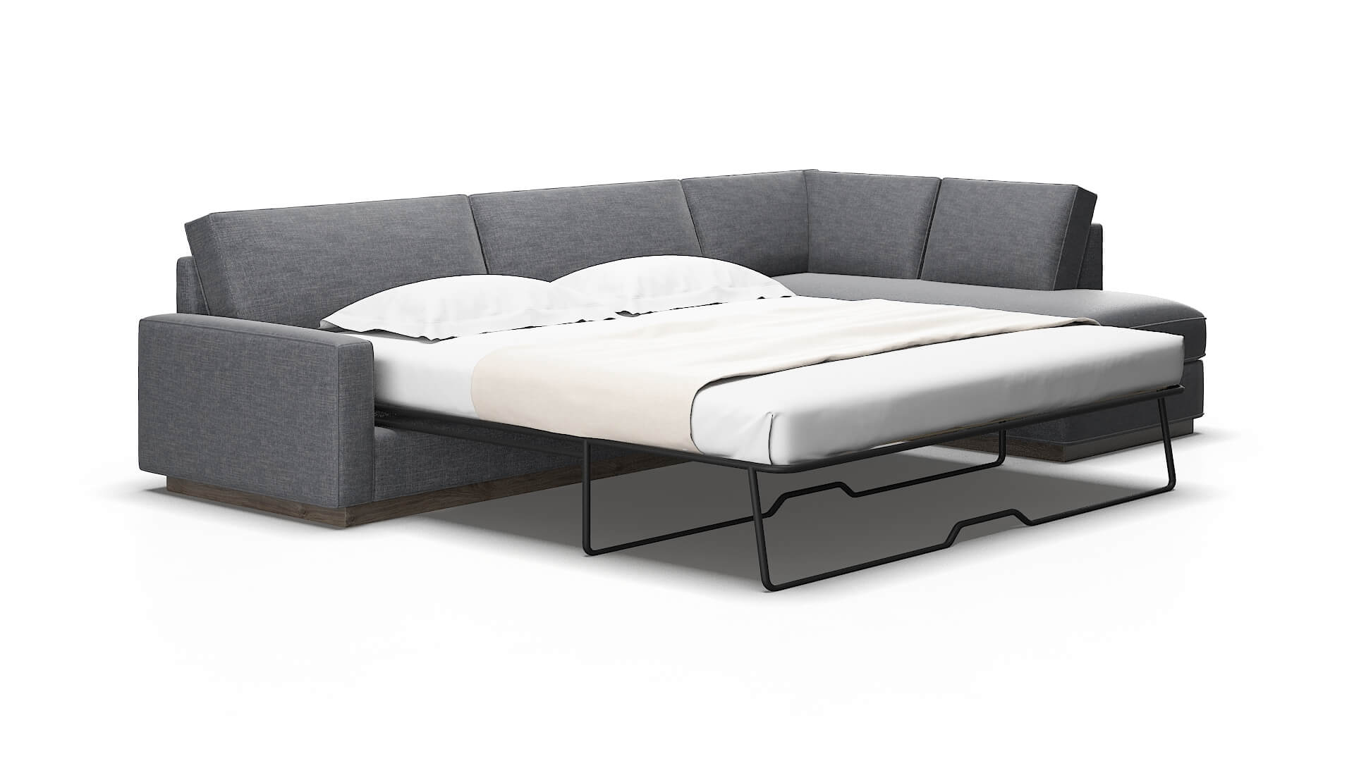 Alton Keylargo graphite Panel sleeper Espresso Legs  2