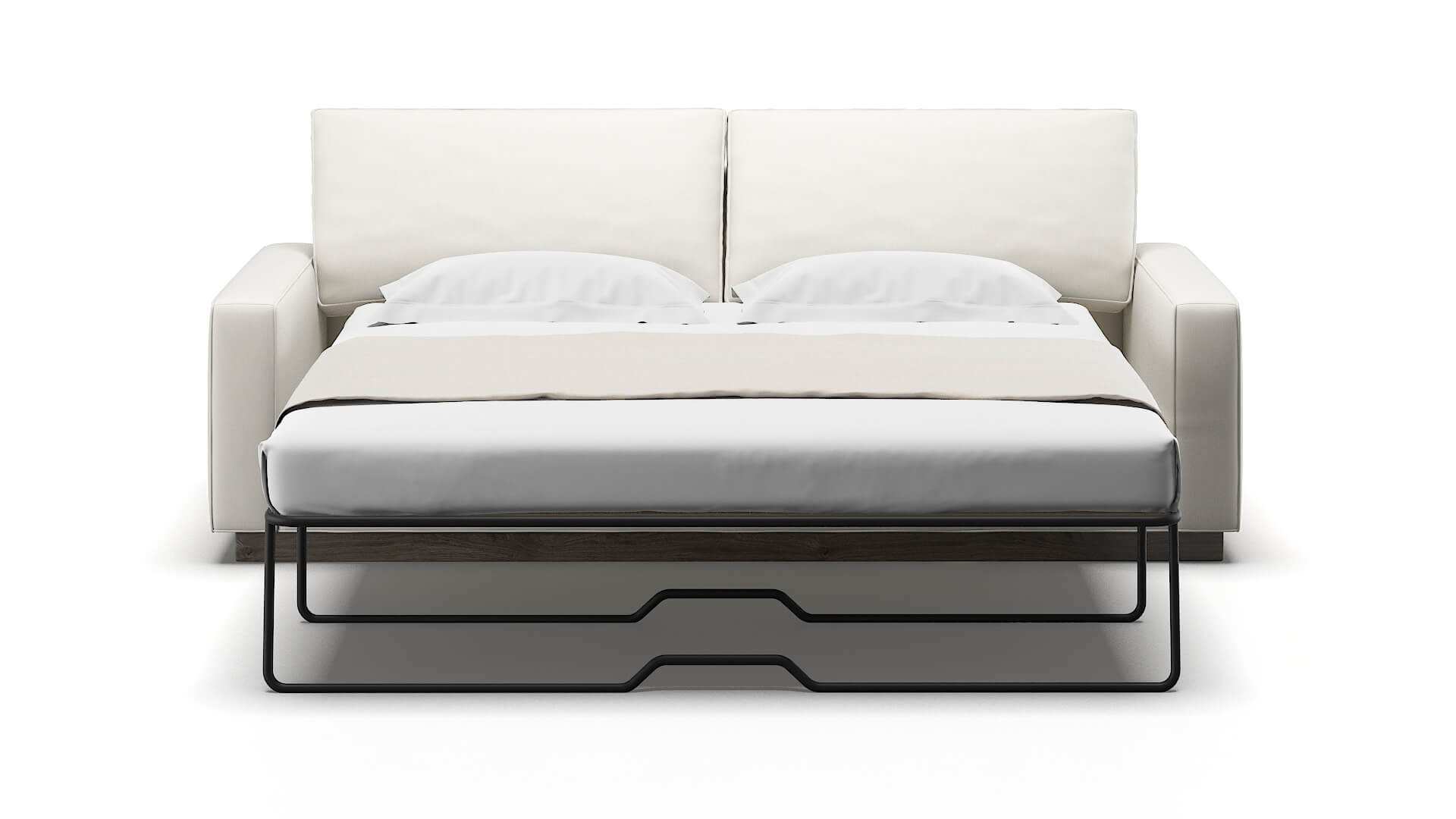 Alton Keylargo Oatmeal Sofa Sleeper Espresso legs 1