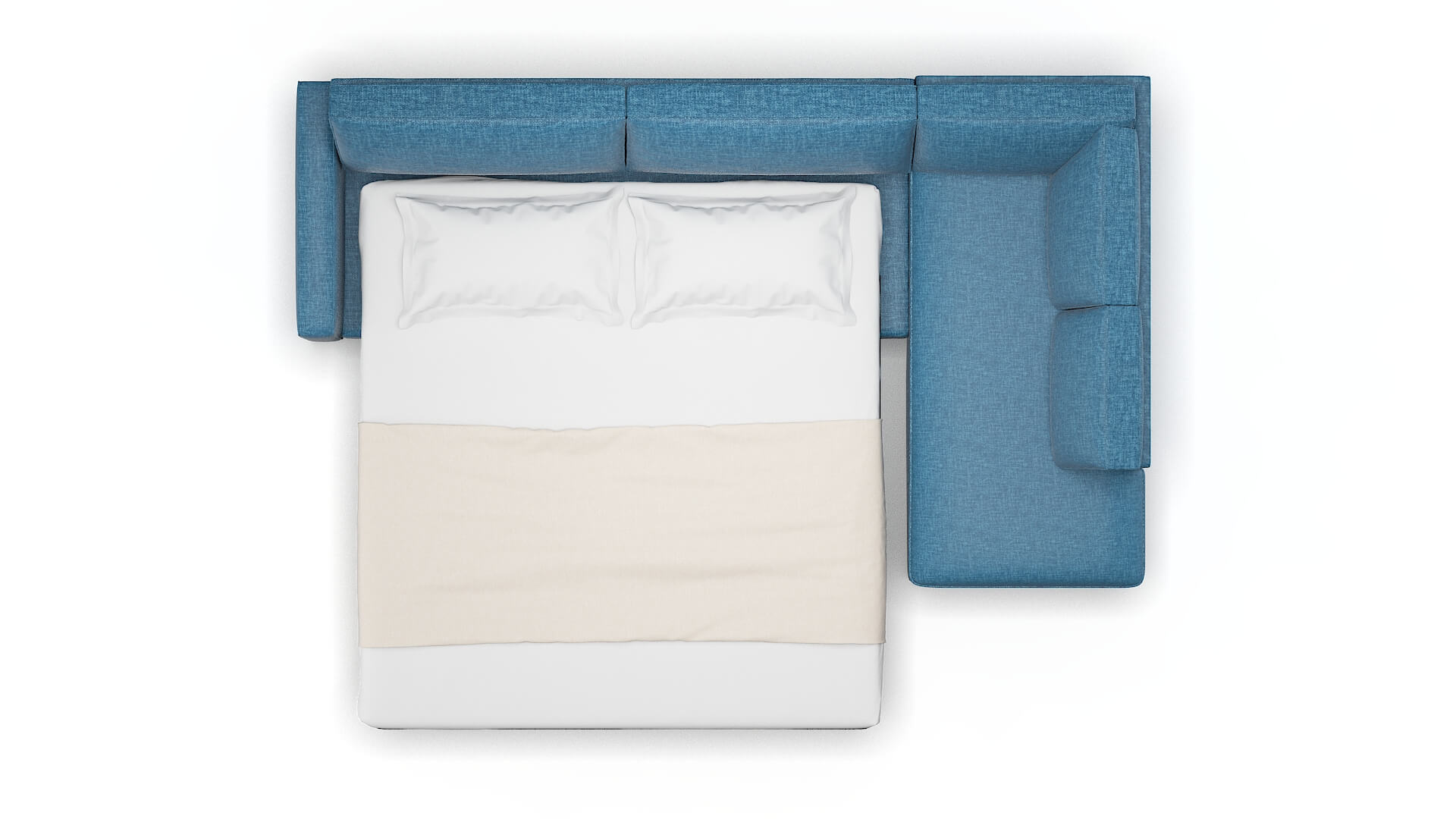 Alton Keylargo Ocean Panel Sleeper Espresso legs 3