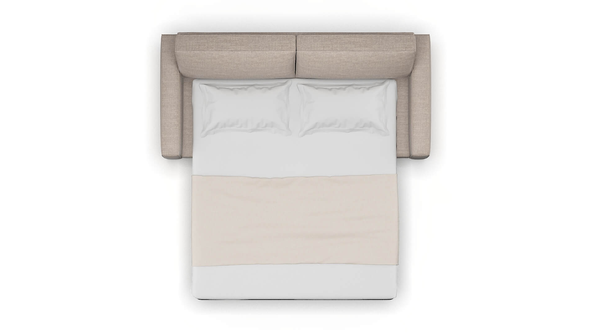 Alton Keylargo Pumice Sofa Sleeper Espresso legs 3