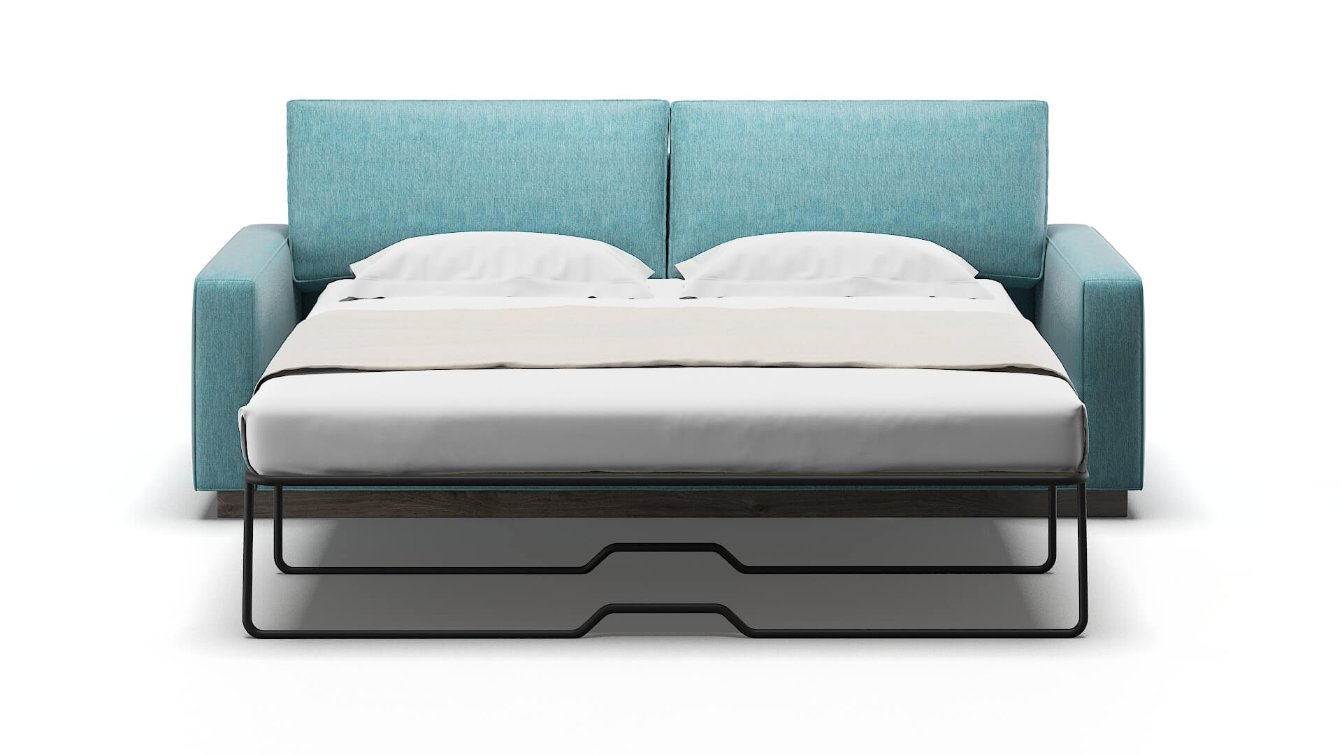 Alton Lana Peacock Sofa Sleeper Espresso legs 1