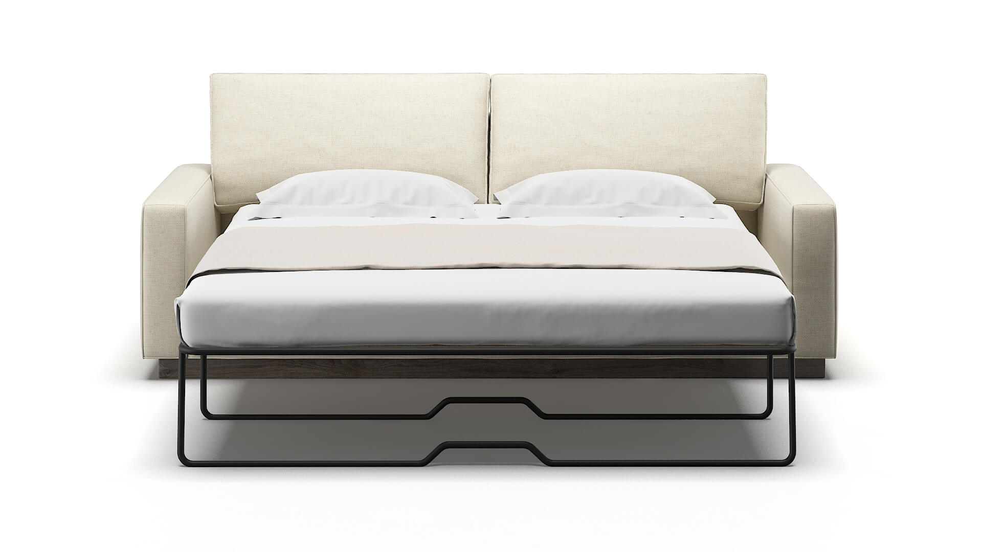 Alton Lana Sand Sofa Sleeper Espresso legs 1