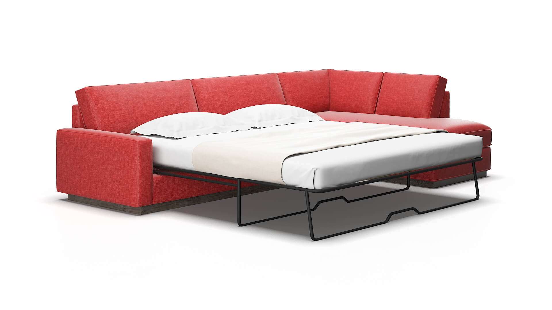 Alton Leslie poppy Panel sleeper Espresso Legs  2