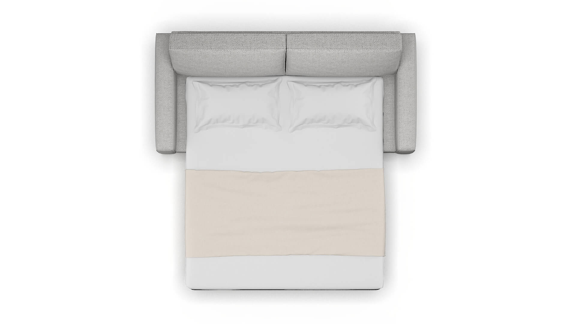 Alton Malibu Dove Sofa Sleeper Espresso legs 3