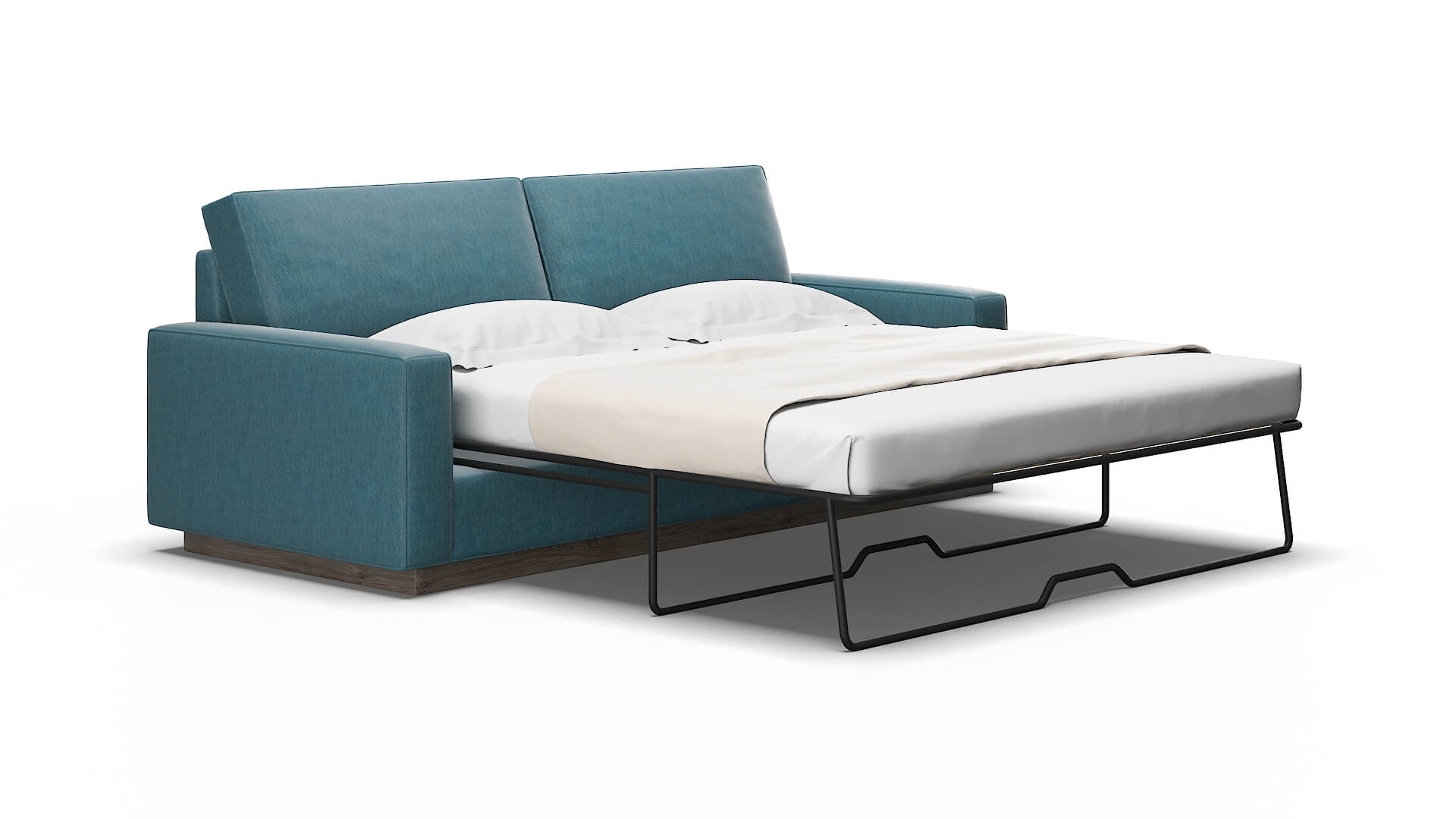 Alton Merit peacock Sofa sleeper Espresso Legs  2