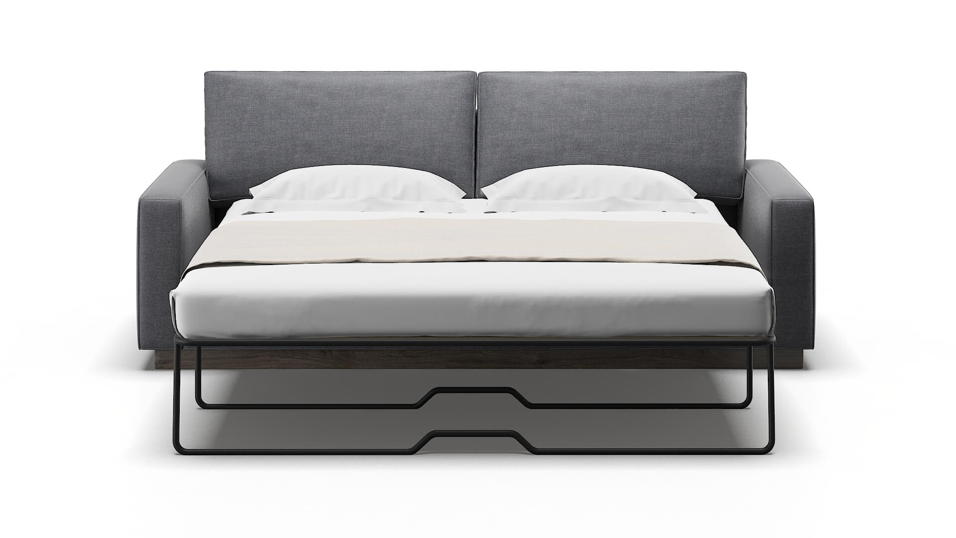 Alton Notion Graphite Sofa Sleeper Espresso legs 1