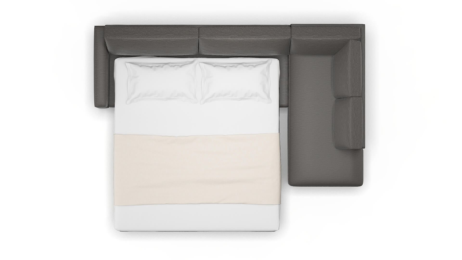 Alton Oscar Grey Panel Sleeper Espresso legs 3