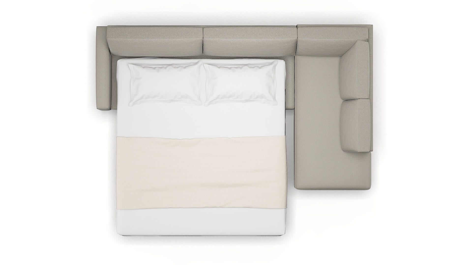 Alton Oscar Silver Panel Sleeper Espresso legs 3