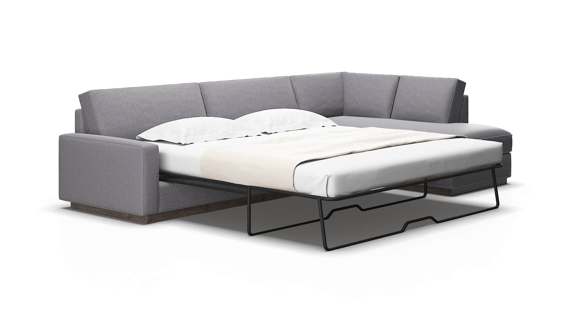 Alton Parker Ash Panel Sleeper Espresso legs 2