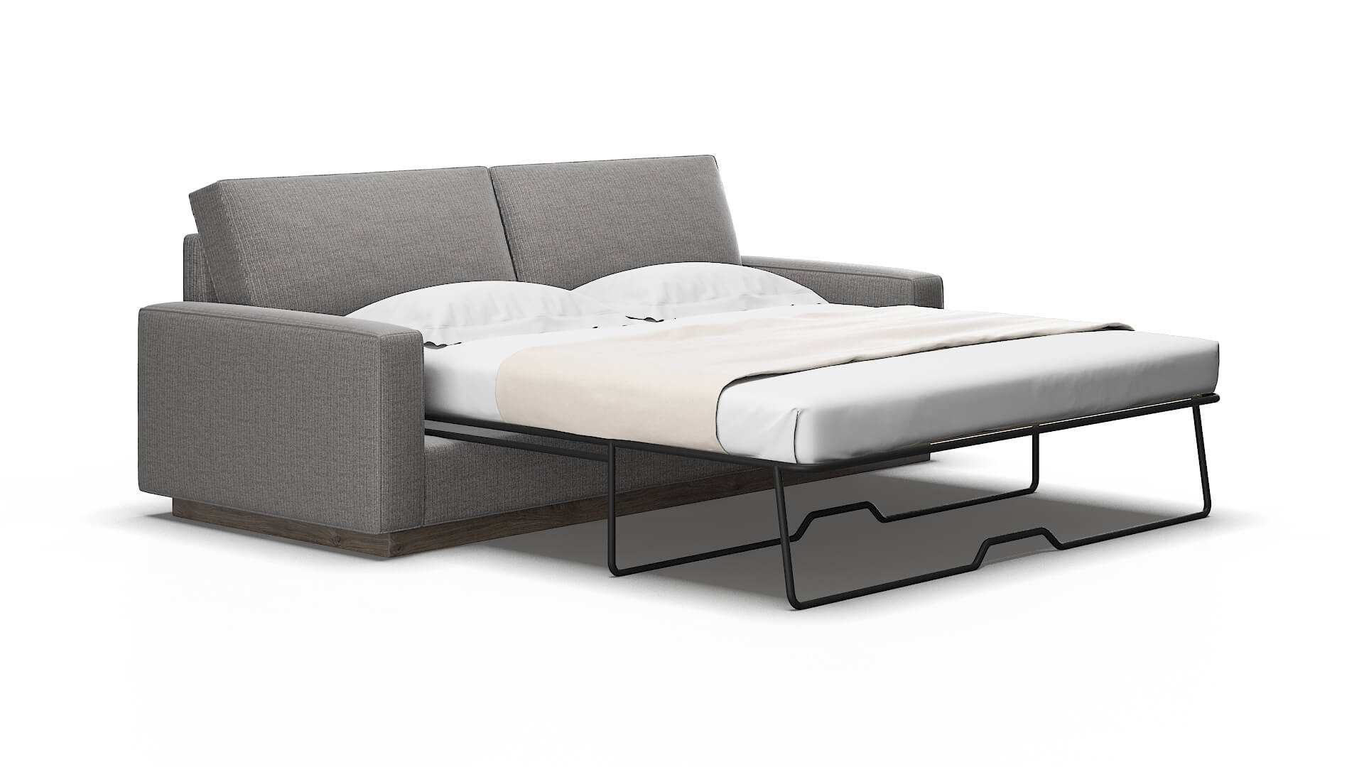 Alton Parker Graphite Sofa Sleeper Espresso legs 2