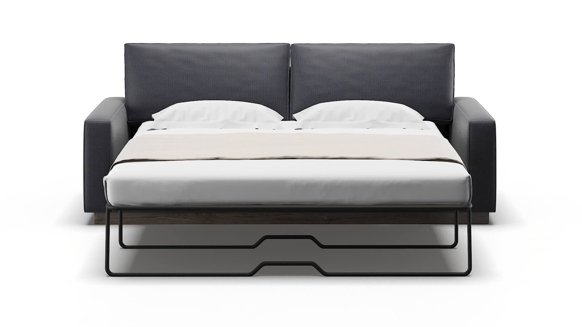 Alton Parker Midnight Sofa Sleeper Espresso legs 1