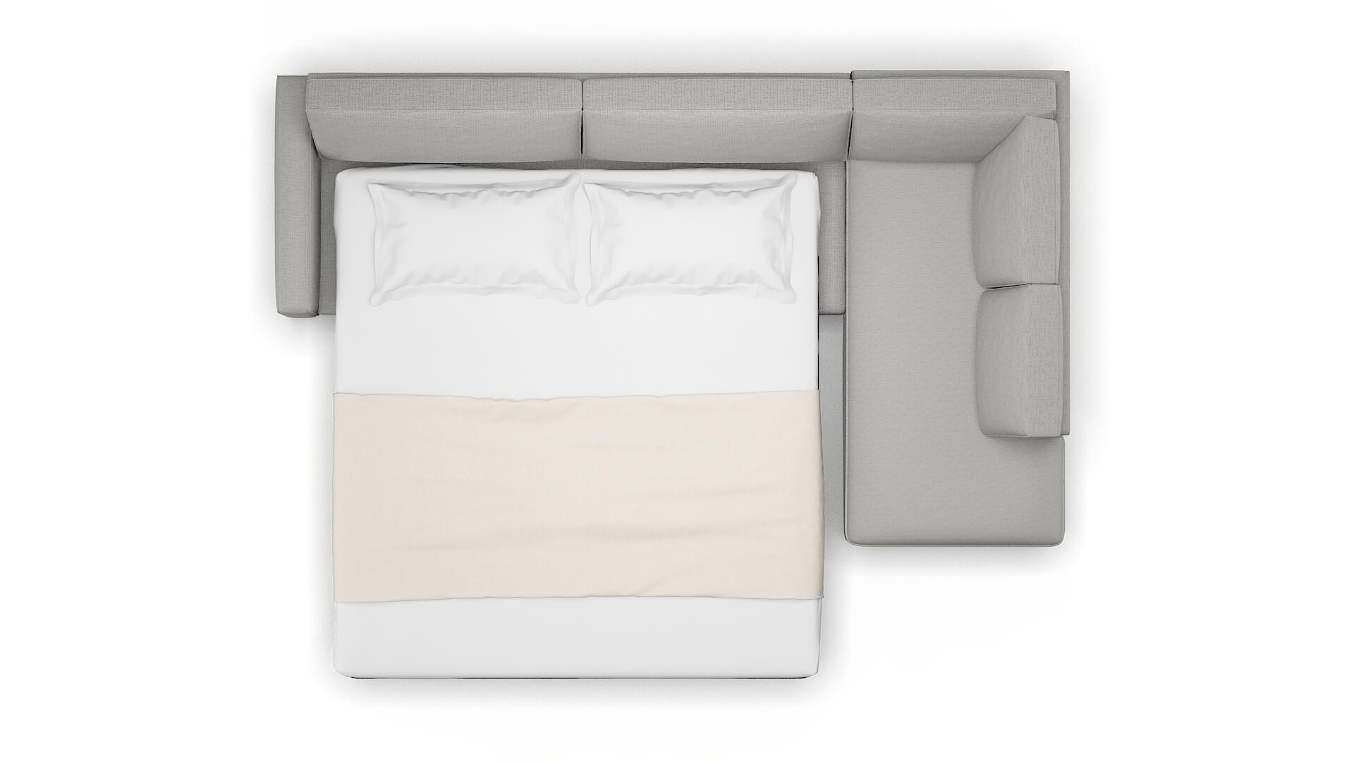 Alton Parker Silver Panel Sleeper Espresso legs 3