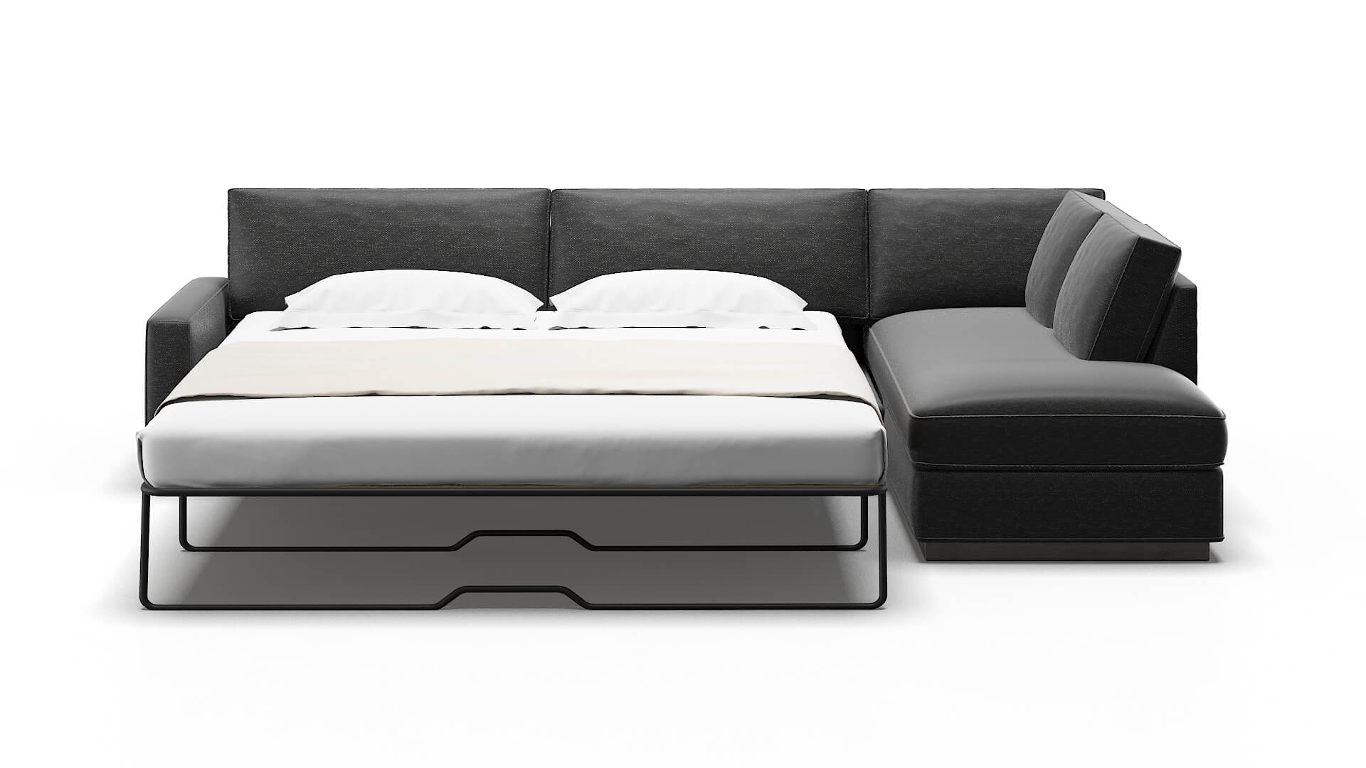 Alton Phoenix Charcoal Panel Sleeper Espresso legs 1