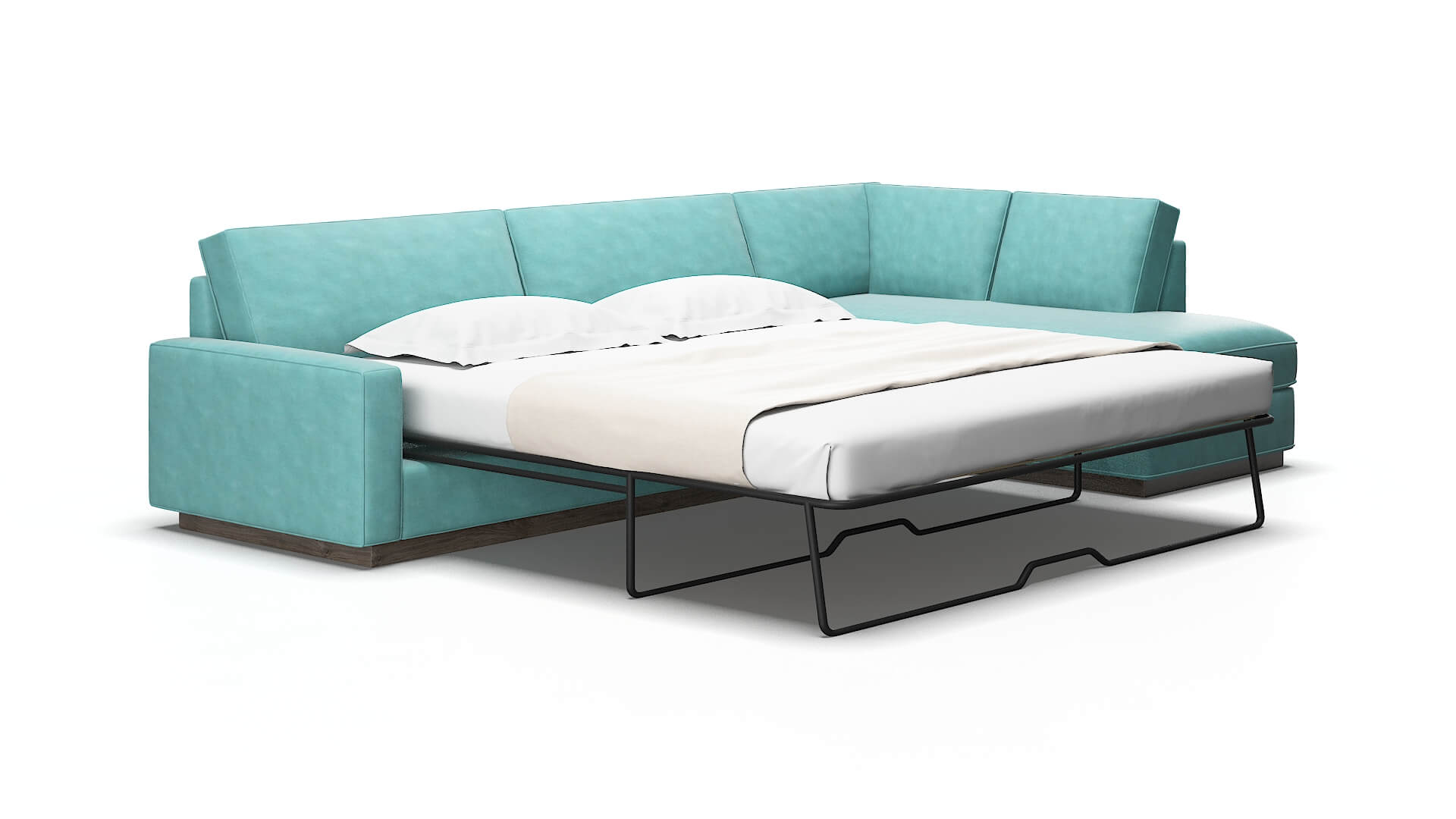 Alton Portland Mercury Panel Sleeper Espresso legs 2