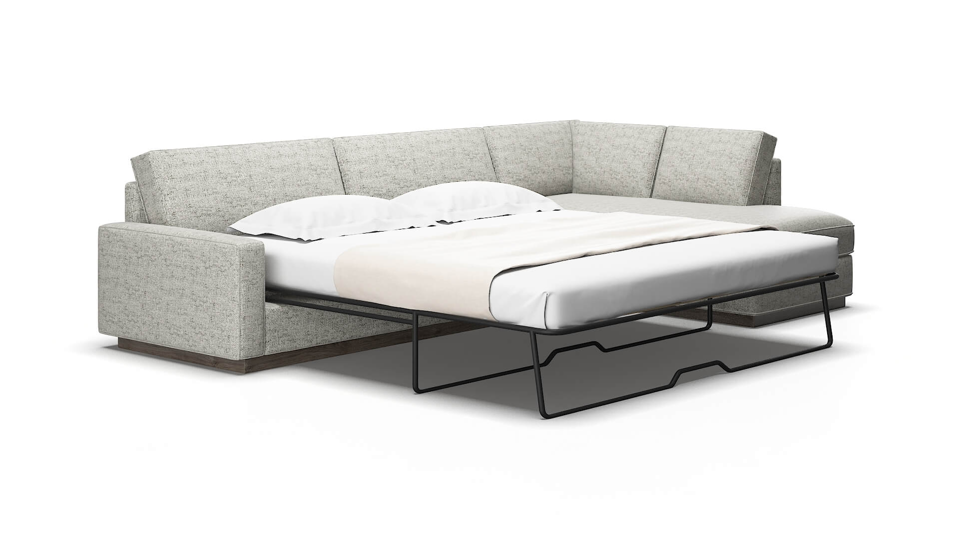 Alton Prime gravel Panel sleeper Espresso Legs  2