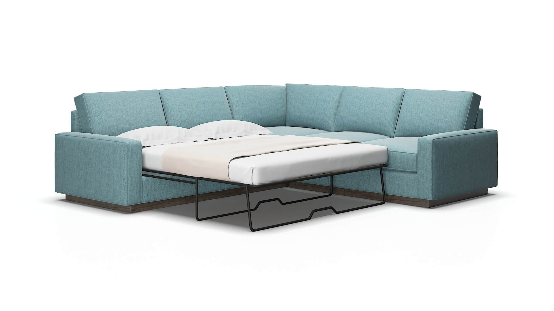 Alton Prisma hydrate Sectional sleeper Espresso Legs  2