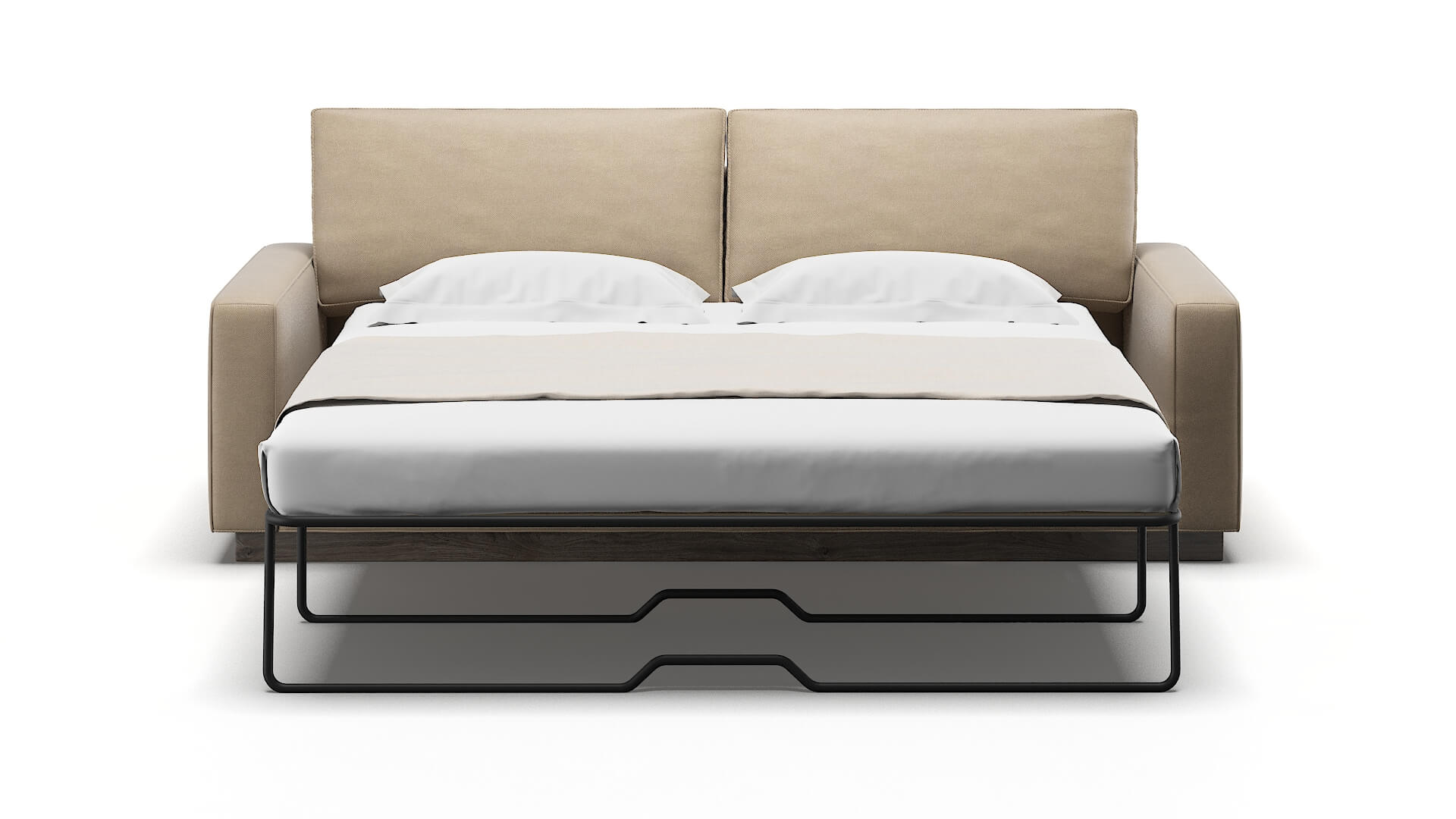 Alton Rocket Cappuccino Sofa Sleeper Espresso legs 1