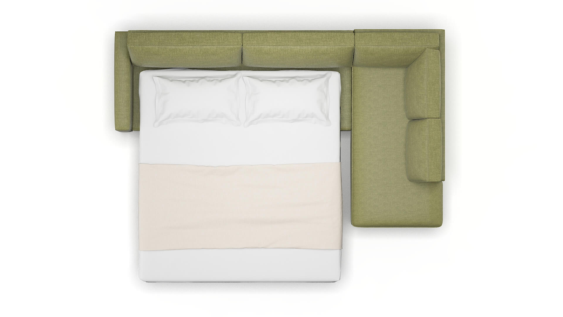 Alton Rocket Evergreen Panel Sleeper Espresso legs 3