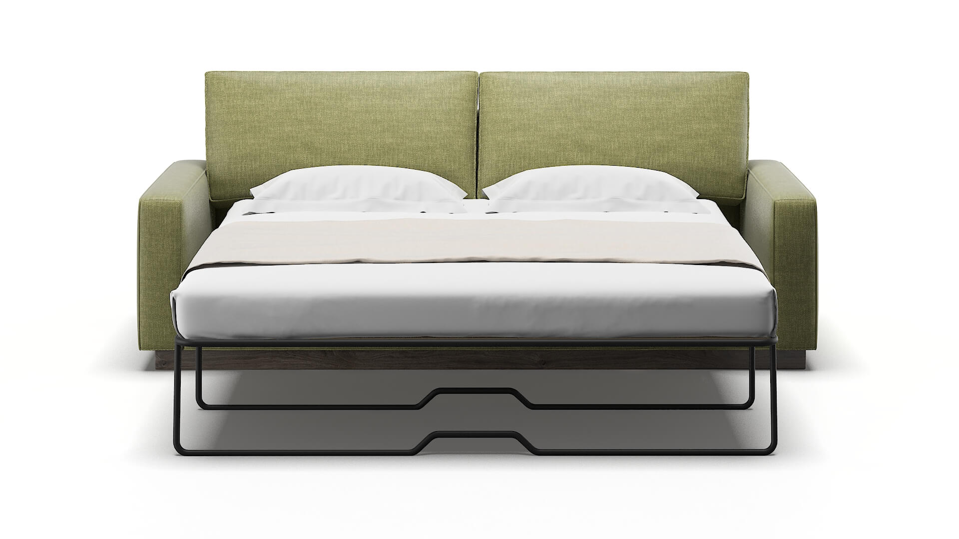 Alton Rocket Evergreen Sofa Sleeper Espresso legs 1