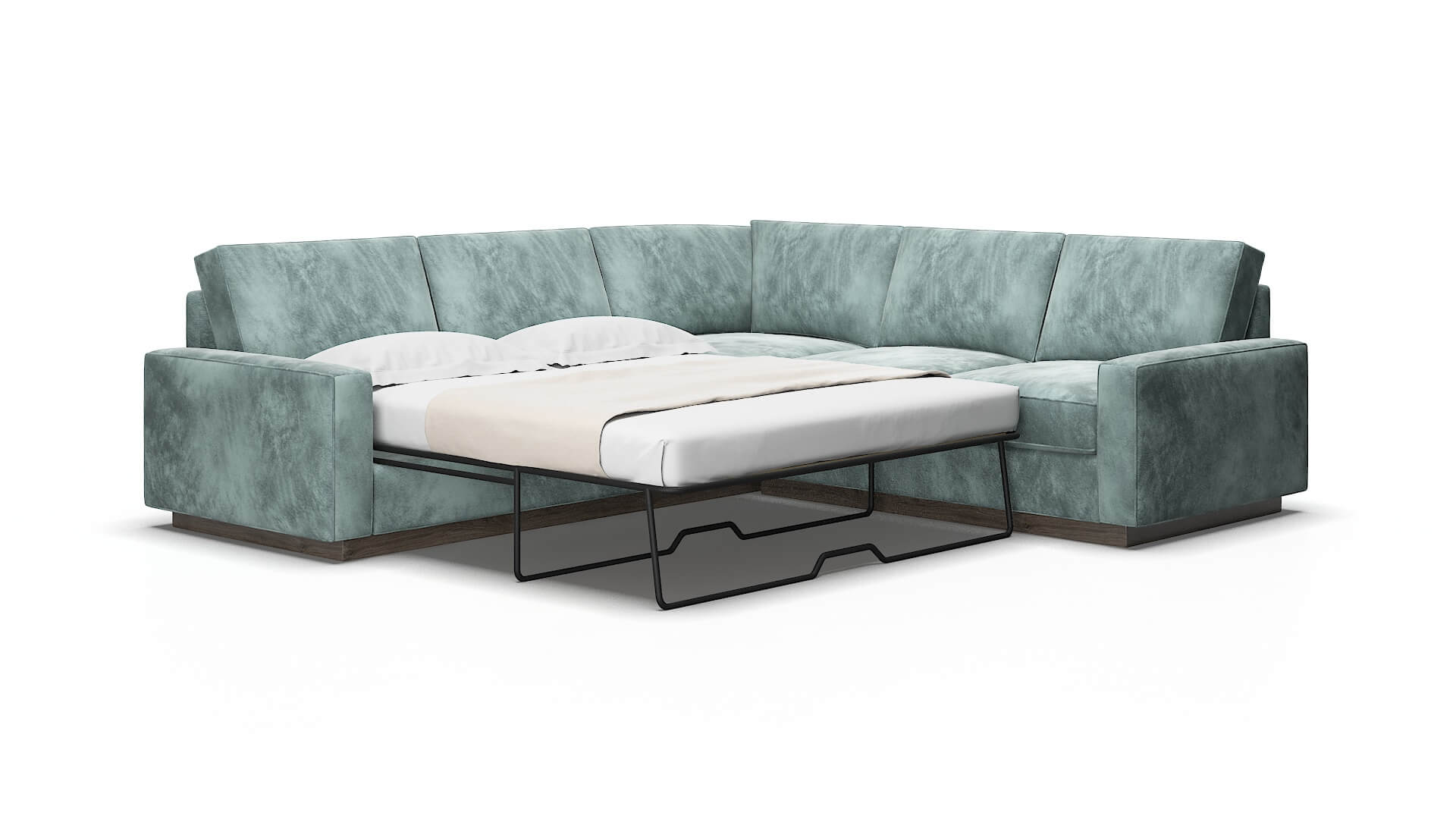 Alton Royale cloud Sectional sleeper Espresso Legs  2