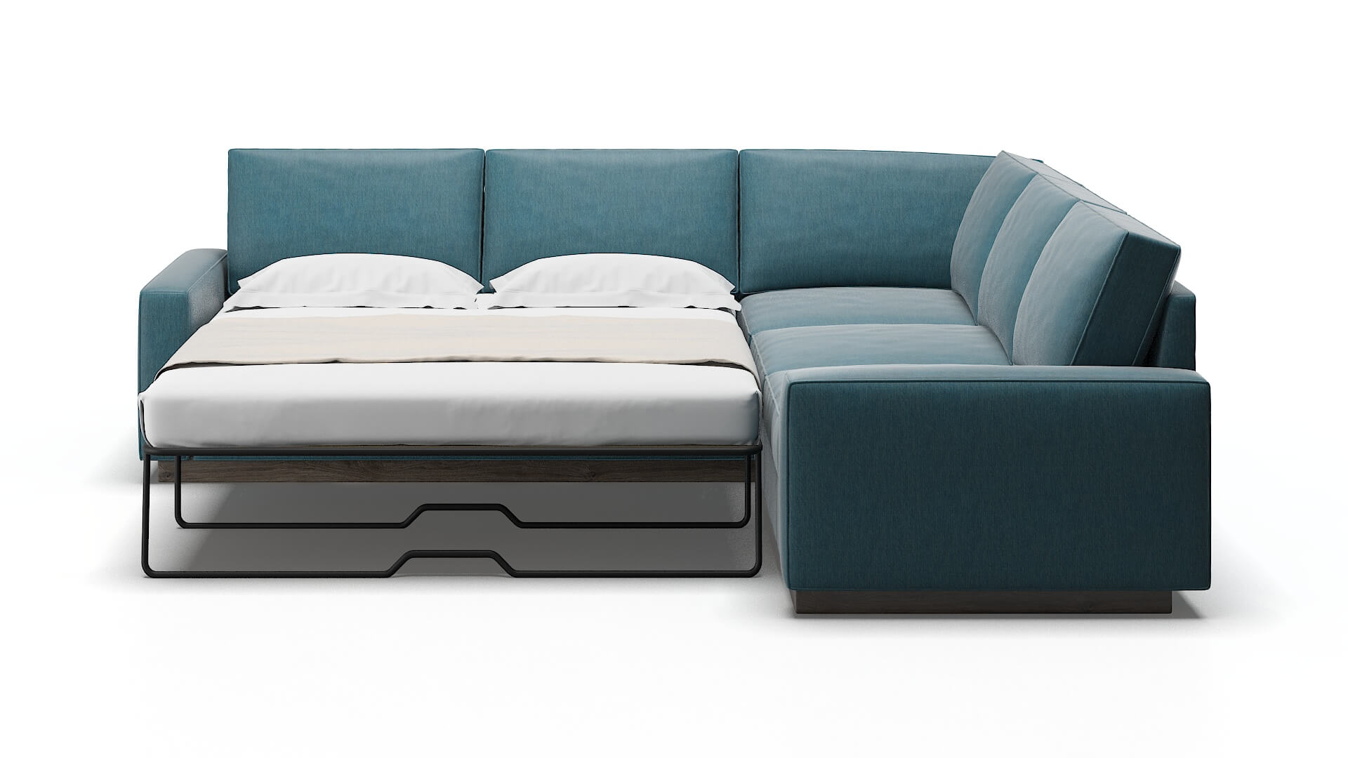 Alton Royale Electric Blue Sectional Sleeper DreamSofa