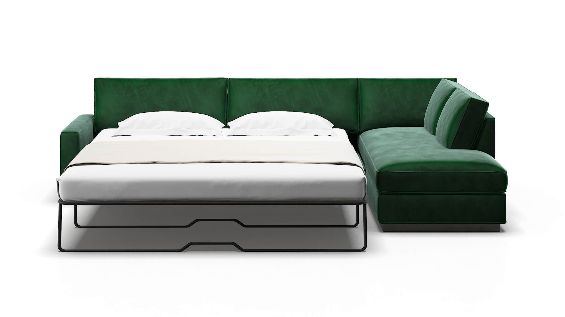 Alton Royale Evergreen Panel Sleeper Espresso legs 1