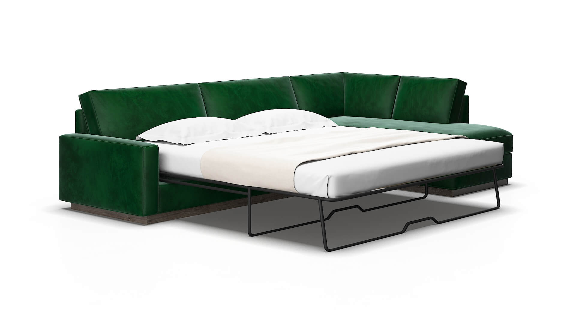 Alton Royale evergreen Panel sleeper Espresso Legs  2