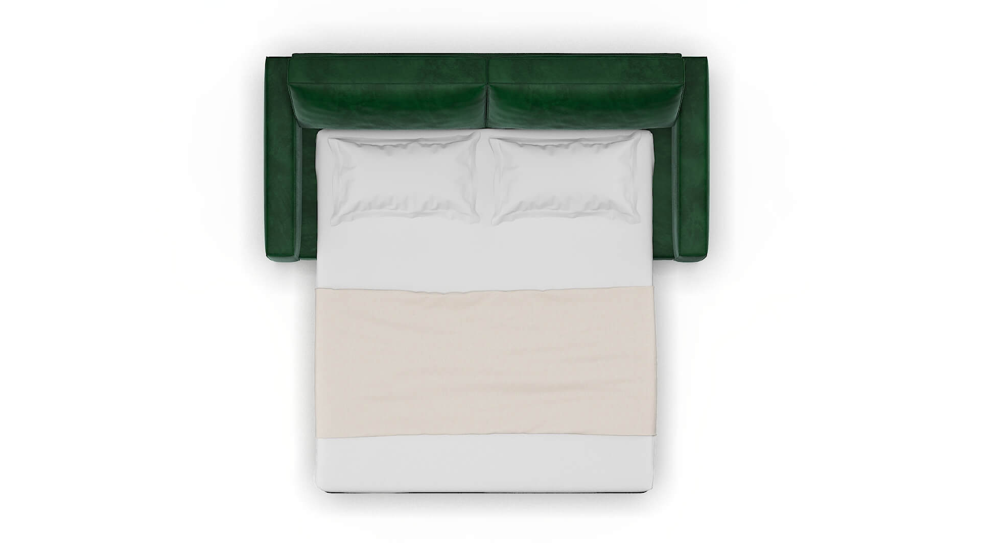 Alton Royale Evergreen Sofa Sleeper Espresso legs 3