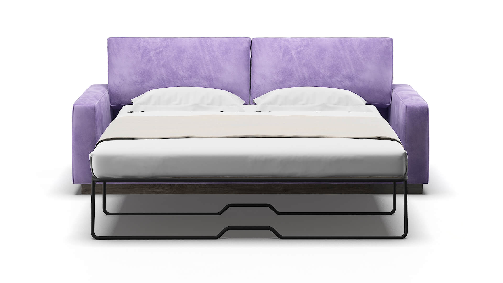 Alton Royale Lavender Sofa Sleeper Espresso legs 1