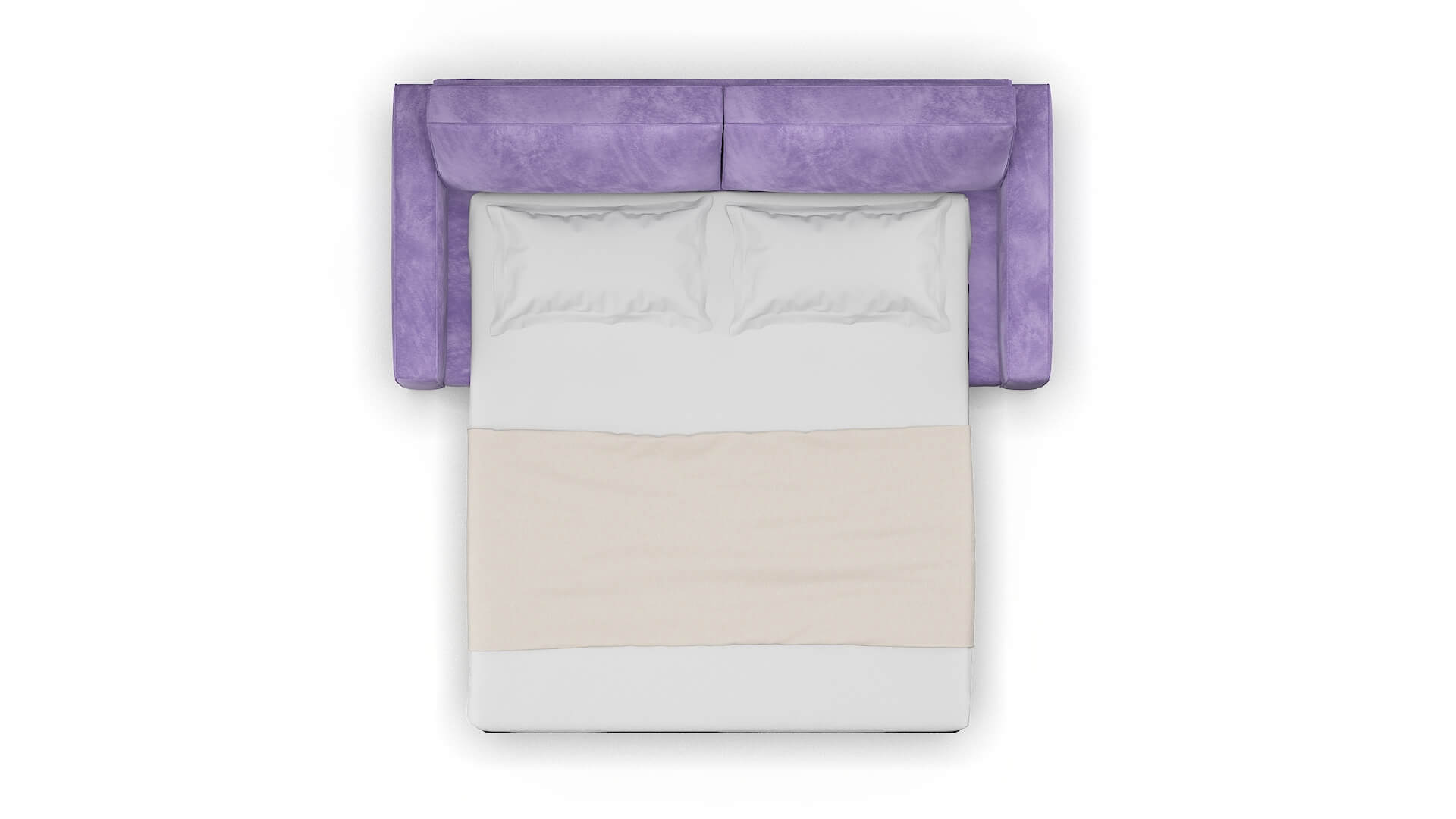 Alton Royale Lavender Sofa Sleeper Espresso legs 3