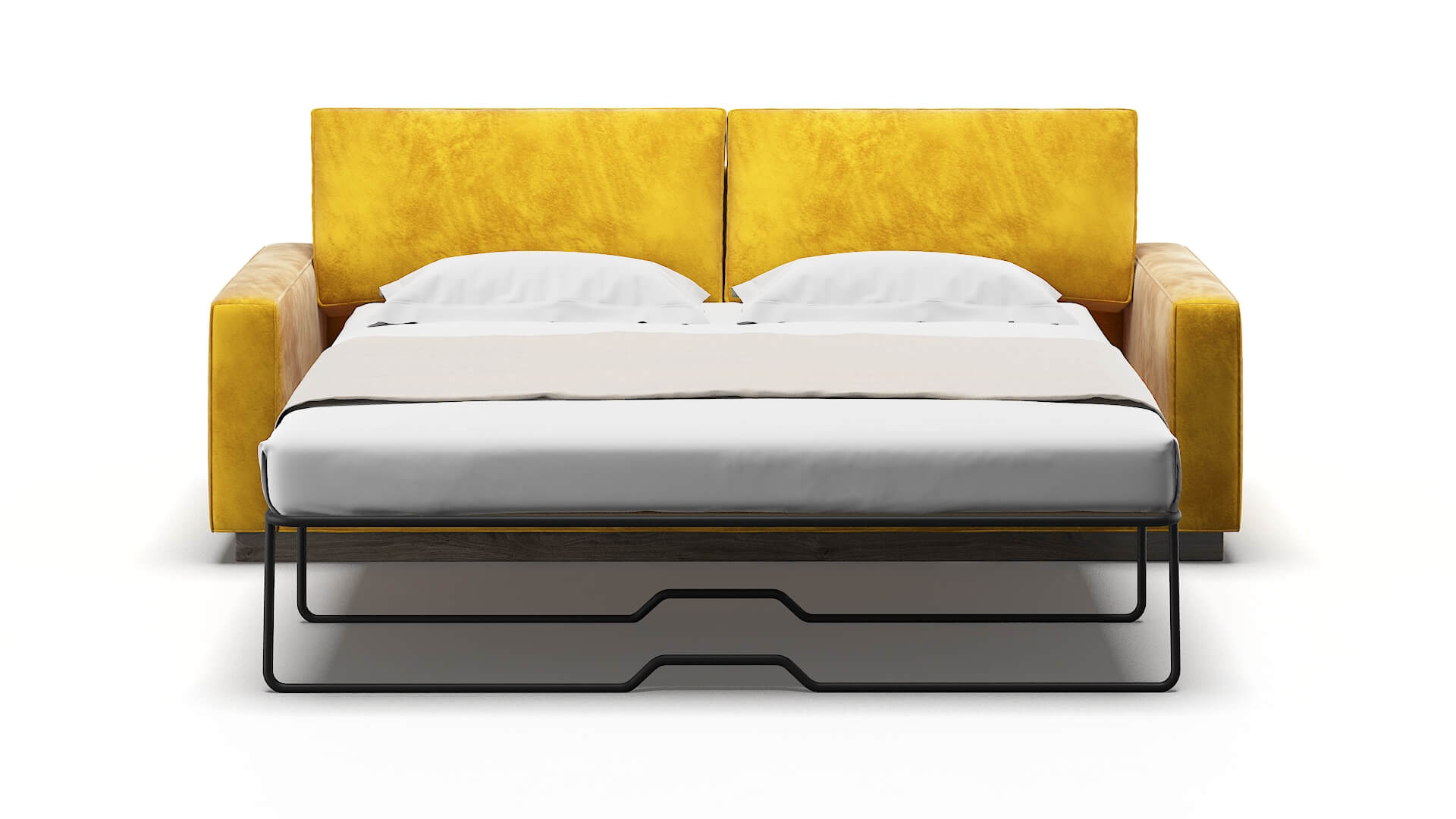 Alton Royale Marigold Sofa Sleeper Espresso legs 1