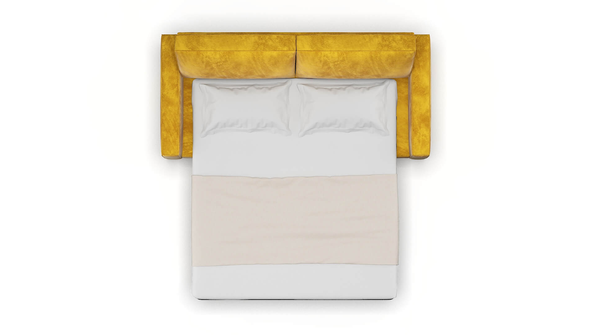 Alton Royale Marigold Sofa Sleeper Espresso legs 3