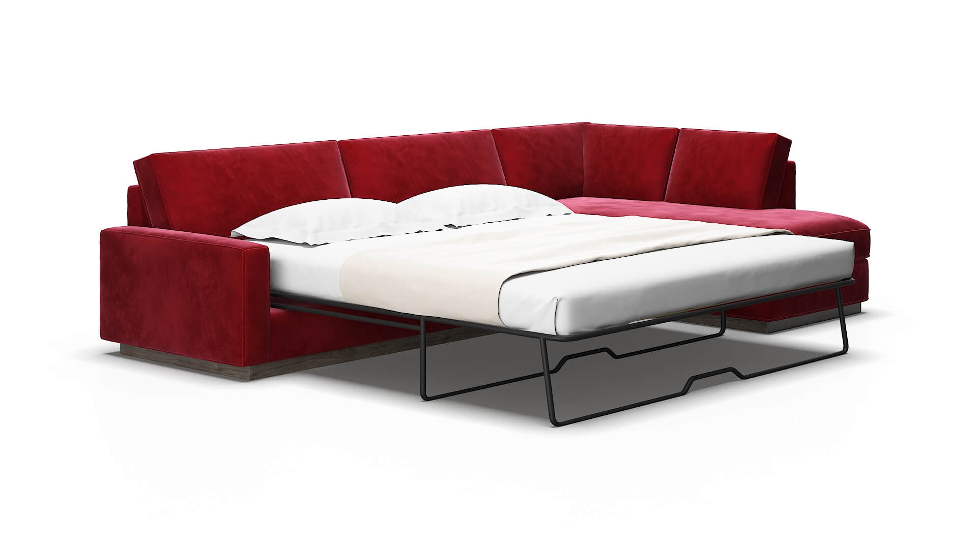 Alton Royale ruby Panel sleeper Espresso Legs  2