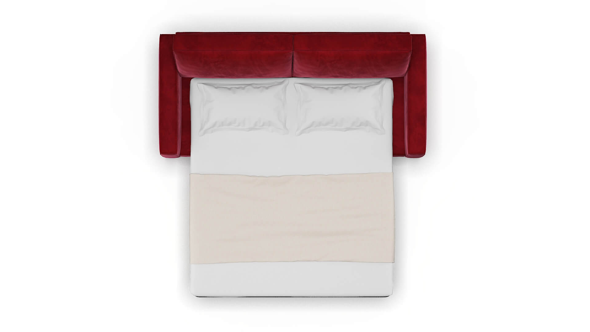 Alton Royale Ruby Sofa Sleeper Espresso legs 3