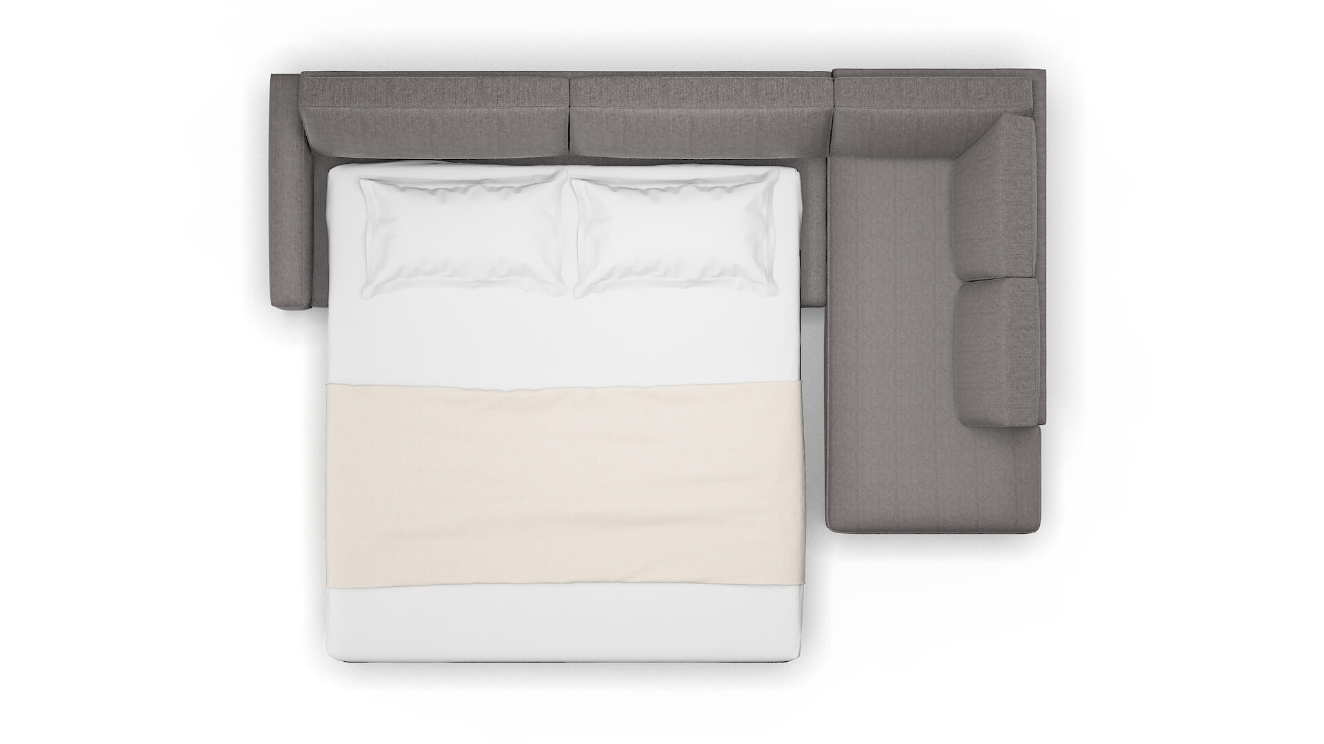 Alton Sasha Granite Panel Sleeper Espresso legs 3