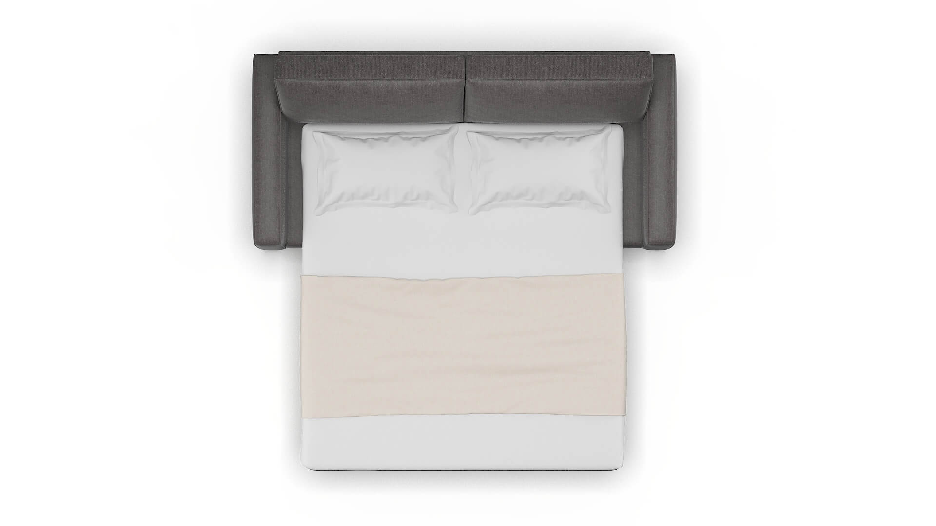 Alton Sasha Grey Sofa Sleeper Espresso legs 3