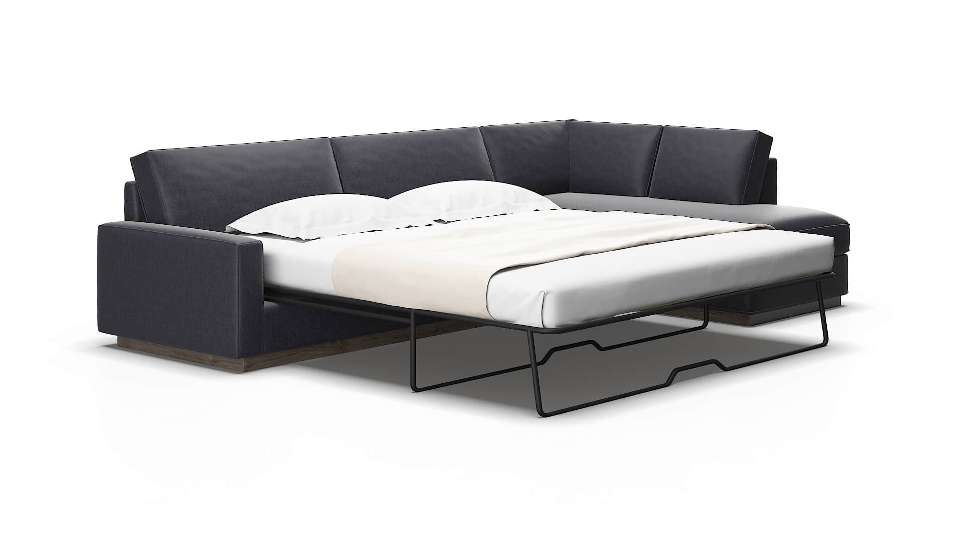 Alton Sasha navy Panel sleeper Espresso Legs  2