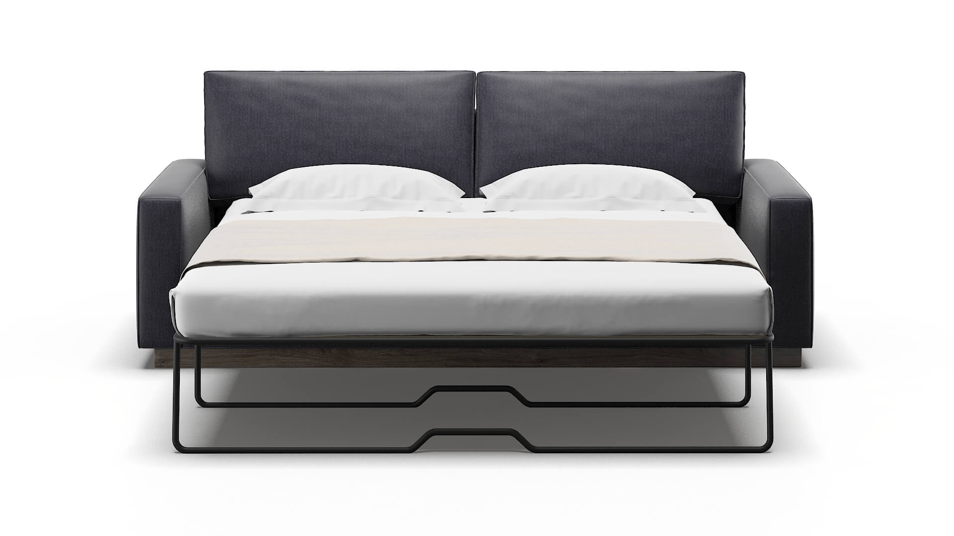 Alton Sasha Navy Sofa Sleeper Espresso legs 1