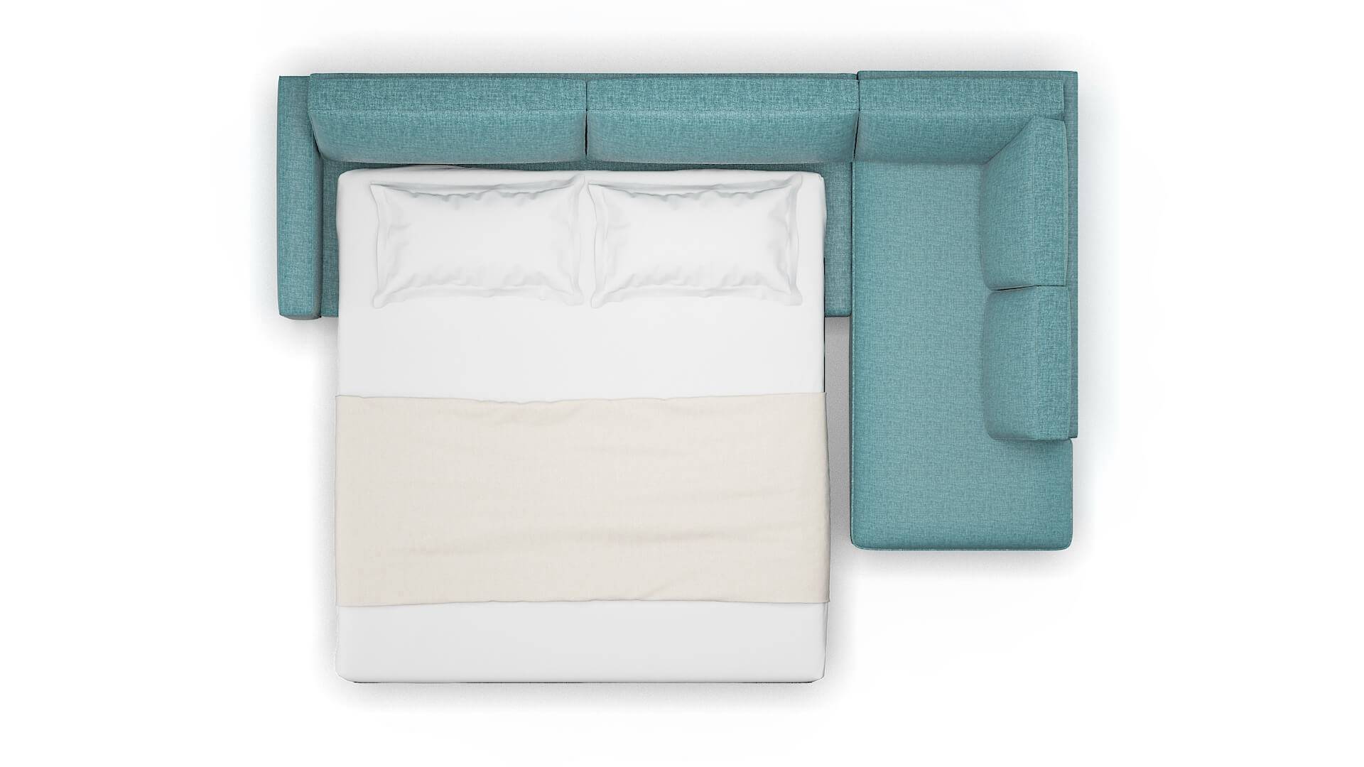 Alton Simplex Blue_moon Panel Sleeper Espresso legs 3