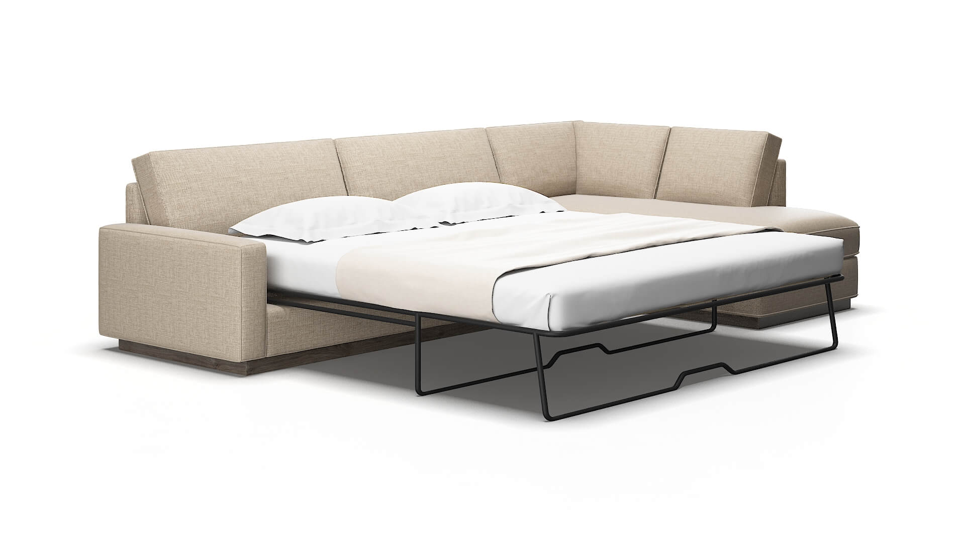 Alton Sosoftness 74 Panel Sleeper Espresso legs 2