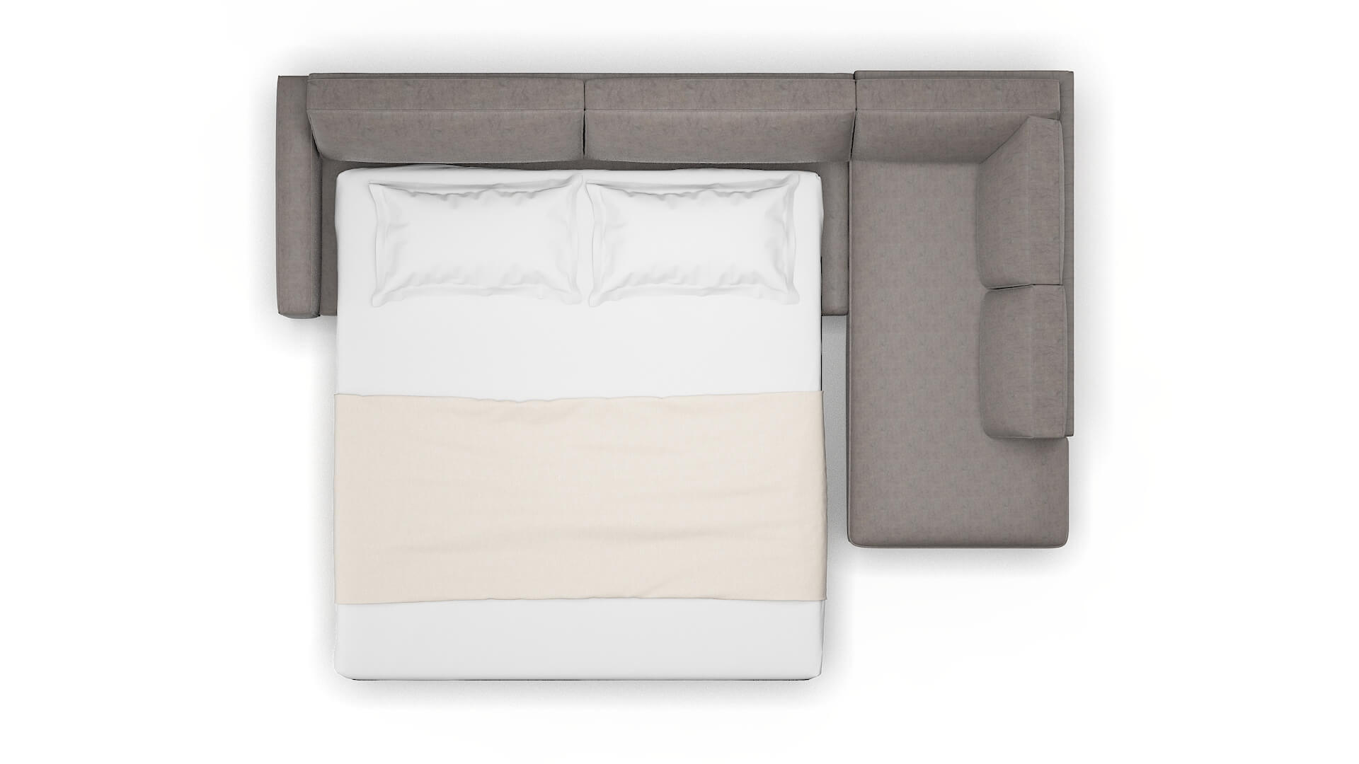 Alton Suave Slate Panel Sleeper Espresso legs 3