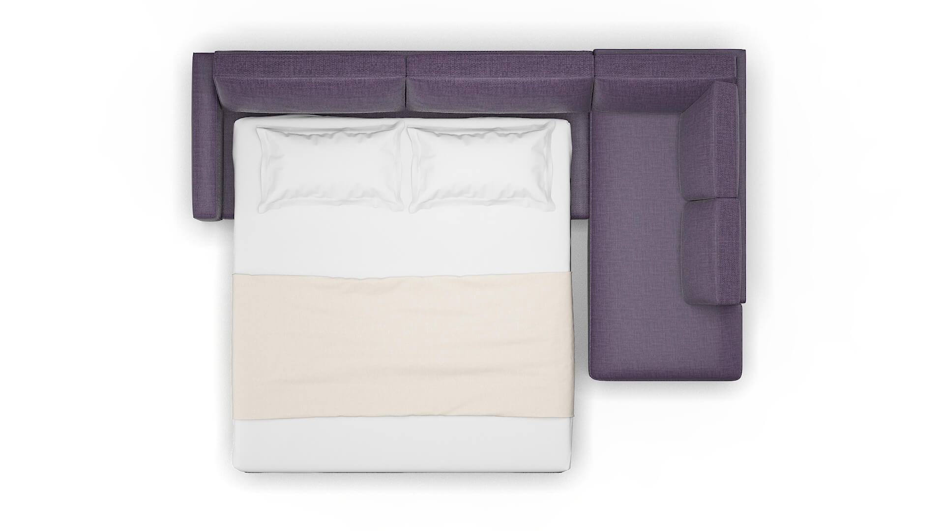 Alton Tess Blackberry Panel Sleeper Espresso legs 3