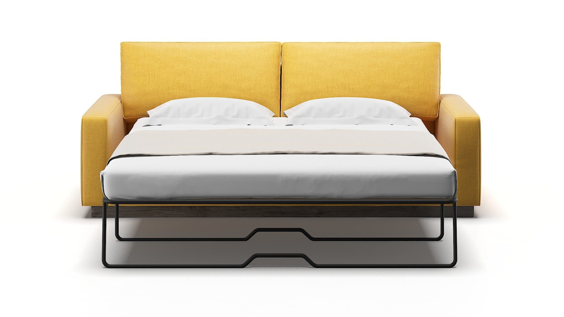 Alton Tess Turmeric Sofa Sleeper Espresso legs 1