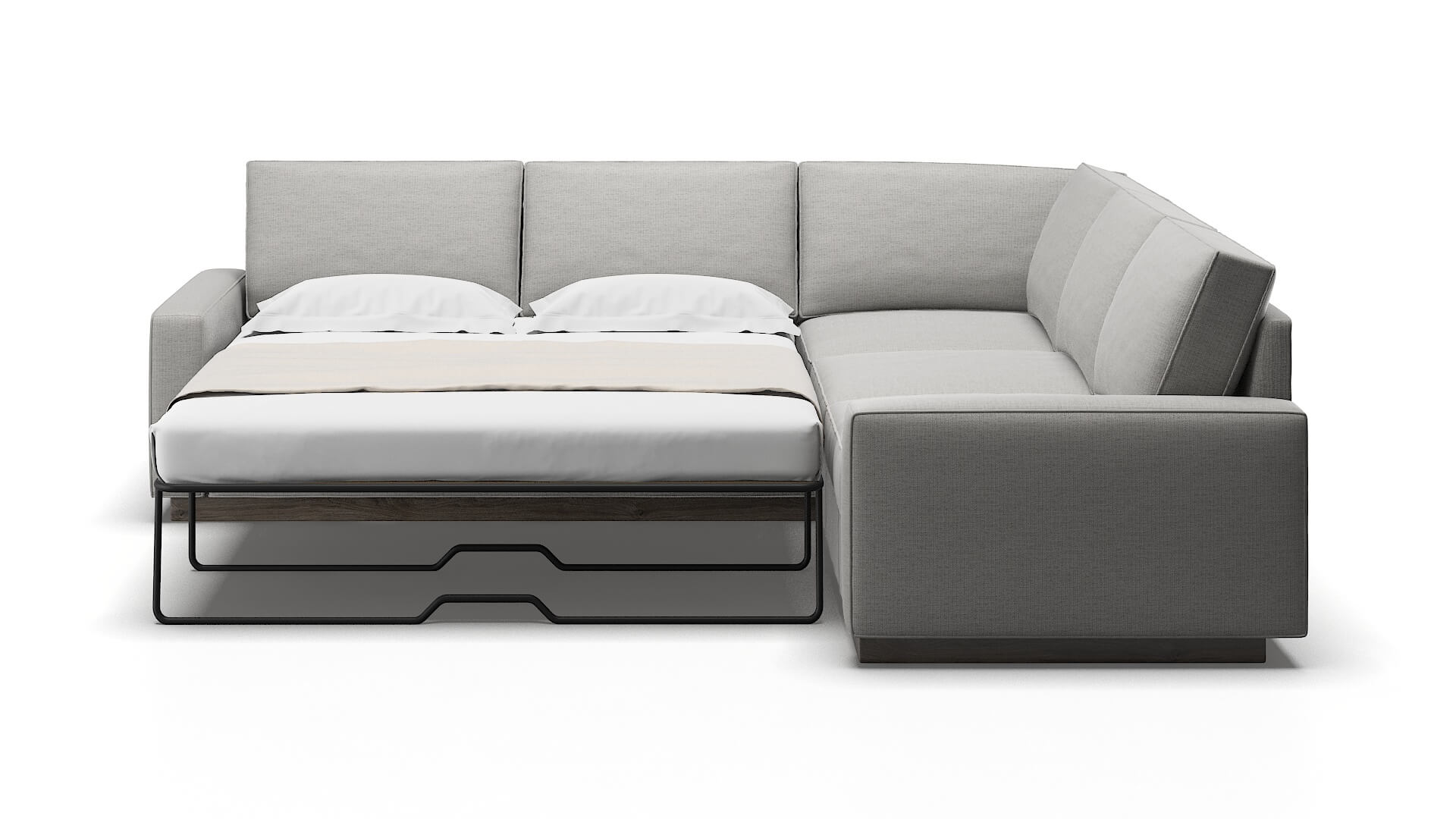 Alton Urban_d Pepper Sectional Sleeper Espresso legs 1