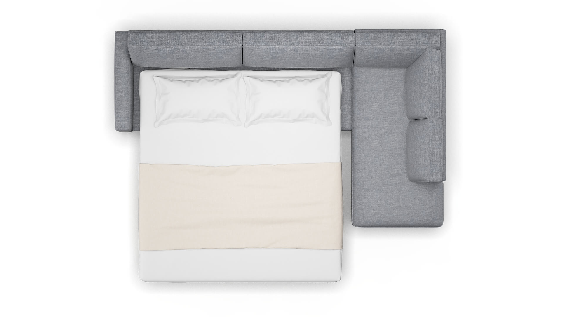 Alton Venus Mist Panel Sleeper Espresso legs 3